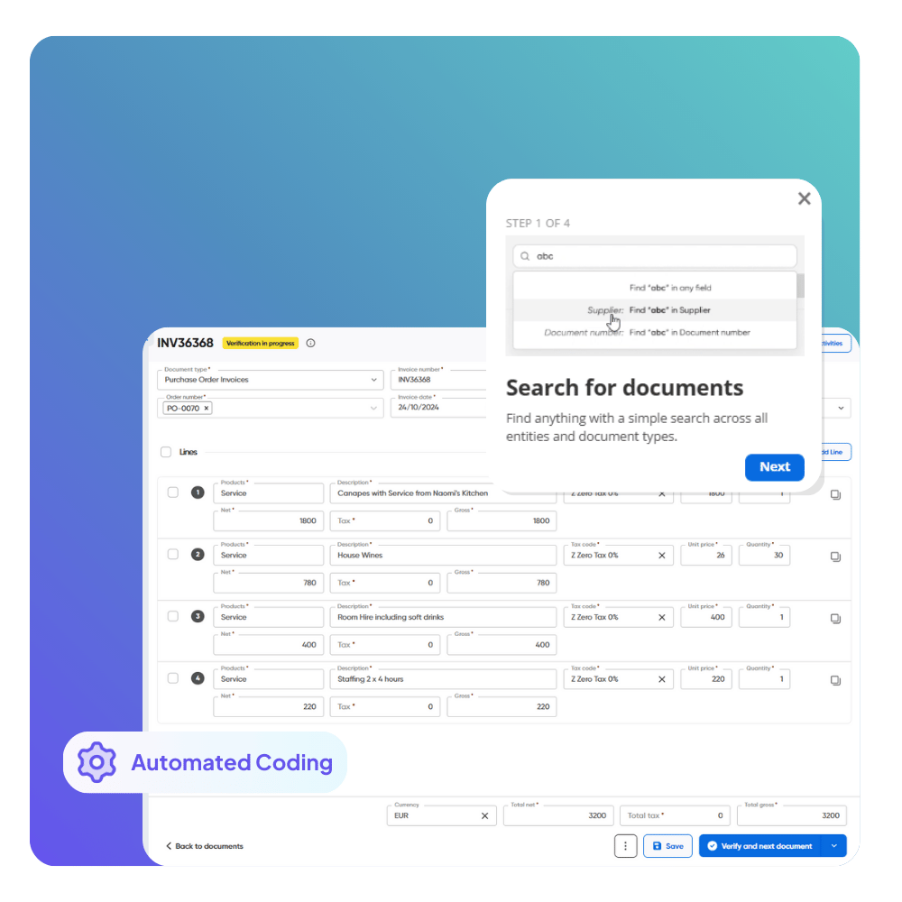 Flexible Invoice Coding Automation