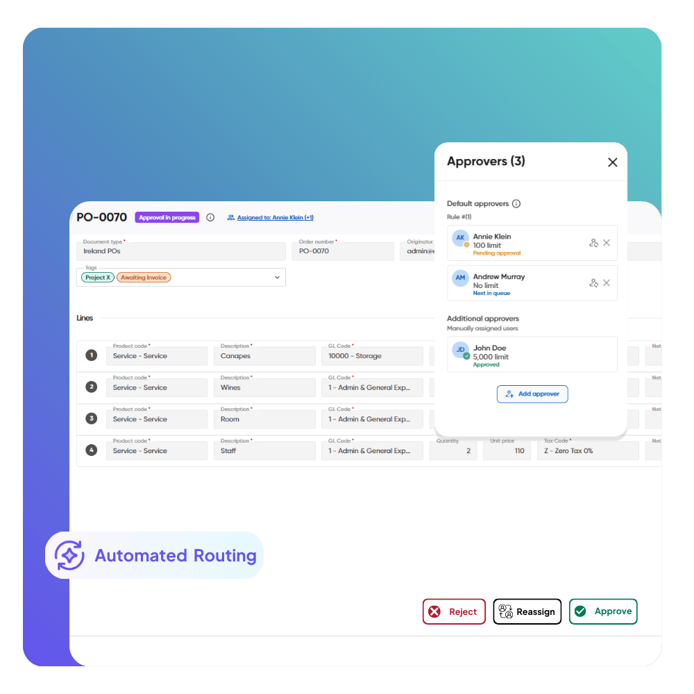 Smart Workflows & Approvals